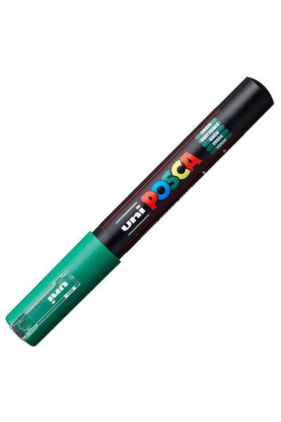 Uni Posca Marker - 0.7 mm Green Shoulder Shaper