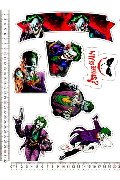 Phoenix JOKEY 7 PCS MOTORCYCLE HELMET LEPTOP CAR CABINET STICKER STICKER