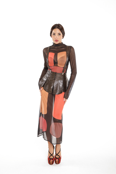 MsIconic فستان شفاف من متجر MsIconıc TEKS-00001