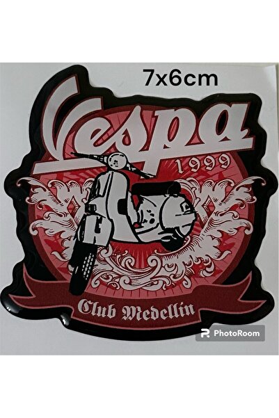 Phoenix Vespa Damla Sticker 3d