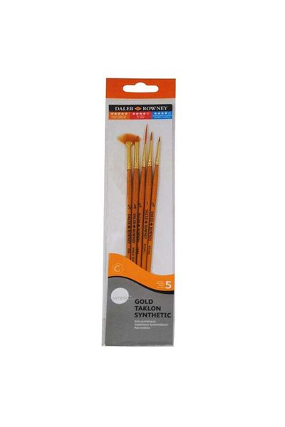 Daler Rowney Σετ βούρτσας από συνθετική τρίχα 5 τεμαχίων