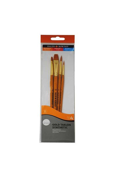 Daler Rowney Simply Taklon Σετ πινέλων 4 τεμαχίων N20401