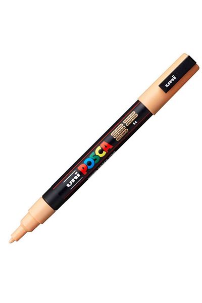 Uni Pc-3M Posca Marker - 0.9-1.3mm Light Orange