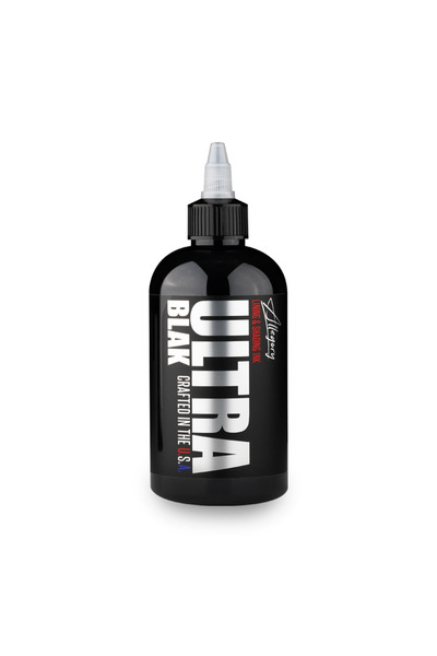 Genel Markalar Ultra Blak Premium Çizgi ve Dolgu için Siyah Dövme Boyası 8 oz...