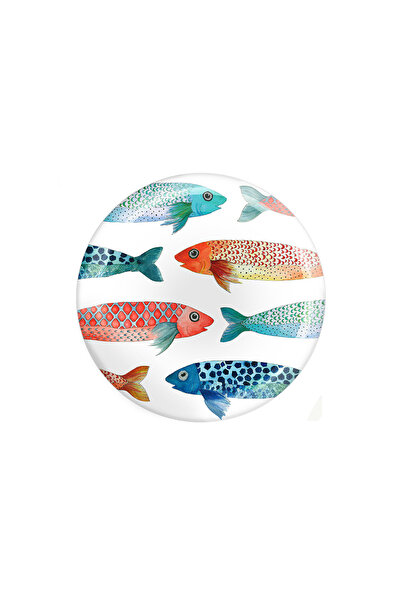 FernCo Mullets Collection 4'lu Büyük Melamin Tabak Seti