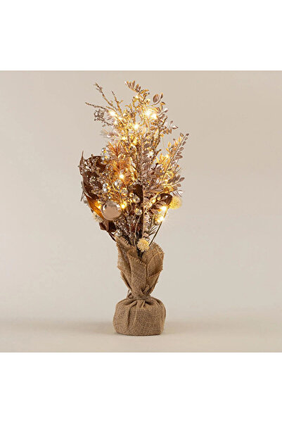 Chakra Egoro Işıklı Yılbaşı Dekoru Natural