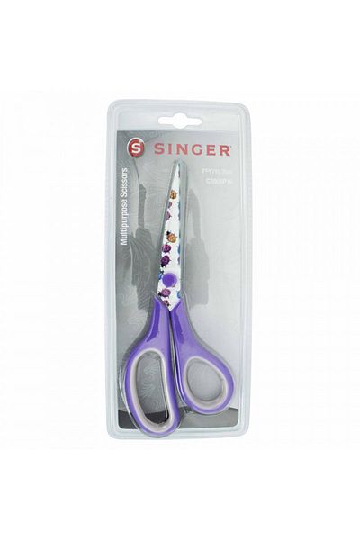 SİNGER Scissors Multi-Purpose Colorful Handle Lilac
