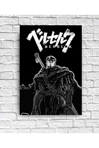 icase Berserk Guts Griffith Casca Corkus Gambino Poster Anime Tablou din lemn