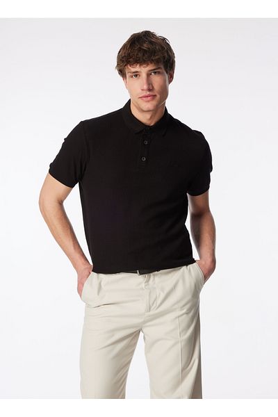 Lee Cooper Ανδρικό μπλουζάκι με λαιμόκοψη Lee Cooper Tylen - LCM 242026 , Μαύρο 242