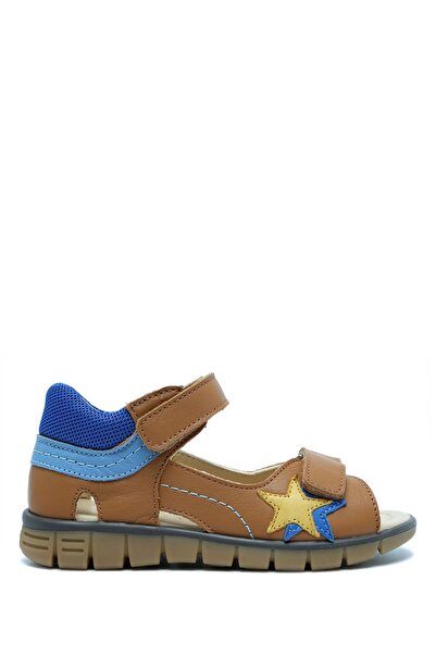Kifidis S24V015 Kifidis-Kids Male Child Leather Sandals 25-30 Navy Blue Leather