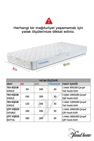 Vionel Home Cotton Ranforce Single and Double Gray Elastic Sheet