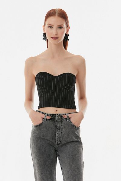 Fulla Moda Ριγέ Slim Fit Μπρες