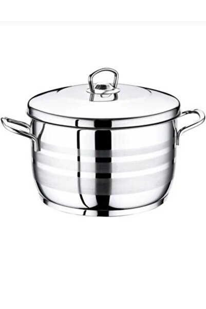 CENGİZ ÇEYİZ Safinox Flavia Derin Çelik Tencere 16x11 cm 2,2 lt.