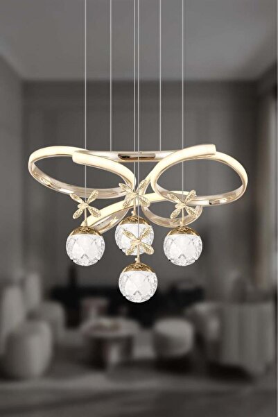 Eray Aydınlatma 9225-40 SR 4 Toplu Gold Led Avize