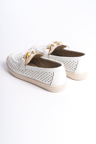 Joy Woman HANDY Pantofi de balet pentru femei, ortopedici, fără șireturi, cu talpă confortabilă, cu model de inimă, KT White