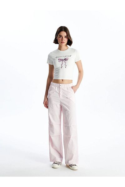 LC Waikiki XSIDE Women's Elastic Waist Straight Parachute Pants