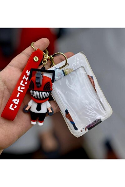 Meyra Accessories testere adam kartlık anahtarlık çanta aksesuarı anime çok amaçli akbil kkartı kartlık anahtarlık