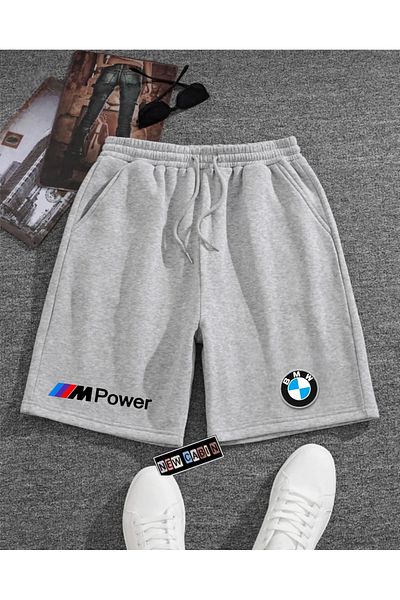 NewCabin Νέα σεζόν Καλοκαίρι BMW Mpower εμπριμέ σορτς χωρίς ανύψωση, χαλαρή εφαρμογή