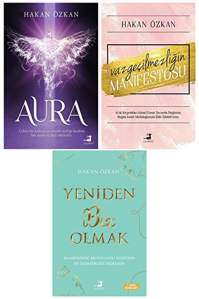 Olimpos Yayınları 3 Kitap / Aura - Vazgeçilmezliğin Manifestosu - Yeniden Biz...