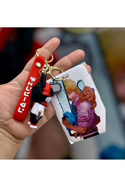 Meyra Accessories testere adam kartlık anahtarlık çanta aksesuarı anime çok amaçli akbil kkartı kartlık anahtarlık