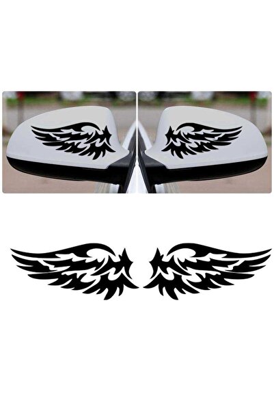 Genel Markalar Melek Kanatları Dikiz Ayna Sticker, Araba, Oto, Etiket, Tuning...