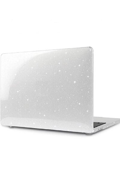 Nezih Case Macbook Air 15” M2 A2941 / M3 A3114 / M4 A3241 Uyumlu Simli Tasarım 360 Derece Tam Korumalı Kapak