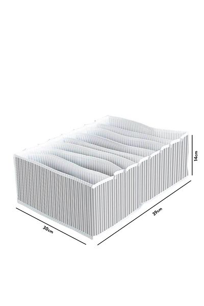 ESTİ 8 Compartment Drawer Accordion Organizer - Xlarge 30 X 39 X 14cm