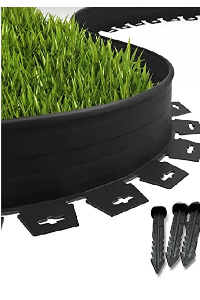 Lux Garden Çim Ayırıcı 25 M Yeşil Çim Sınırlayıcı Taş Toprak Ayırıcı Çim Ayırıcı Çim Ayırıcı Bariyeri