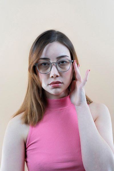 LUNOX Freya Unisex Smoked Blue Light Protection Computer Screen Glasses