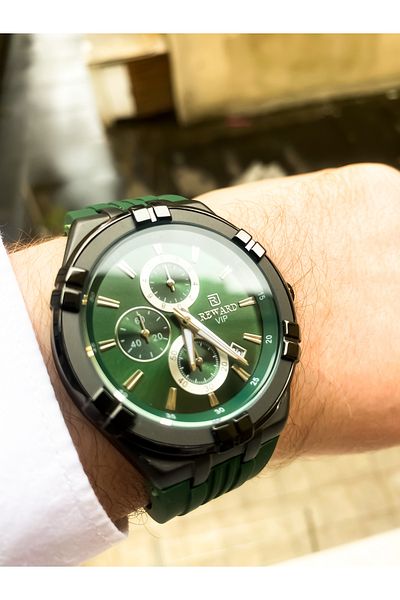 Reward 100% Men's Wrist Watch with Bracelet Gift