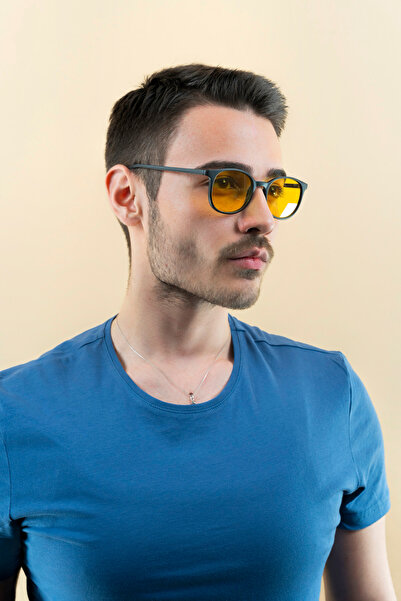 LUNOX Matte Black Antifar Polarized Driver's Glasses