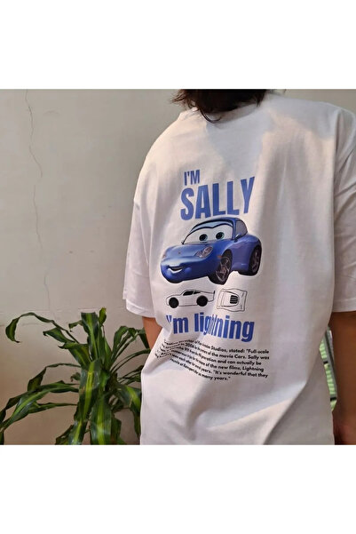 Violon Ja sam Sally Cars unisex majica prevelikog kroja