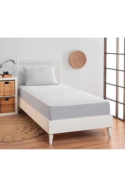 Altın Yaprak Single Elastic 100% Cotton Combed Sheet 1 Piece Pillow Case (50X70 CM)