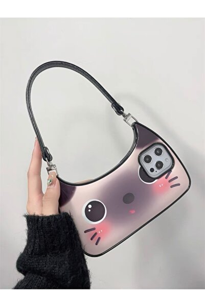 EDELFU iPhone 15 Pro Max Çanta Askılı Dayanıklı Kalın Silikon Kapak Moda Tasa...