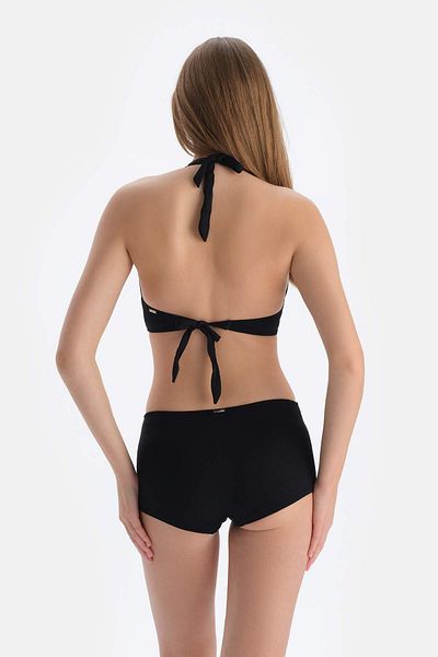 Dagi Schwarze Boyshort-Bikinihose