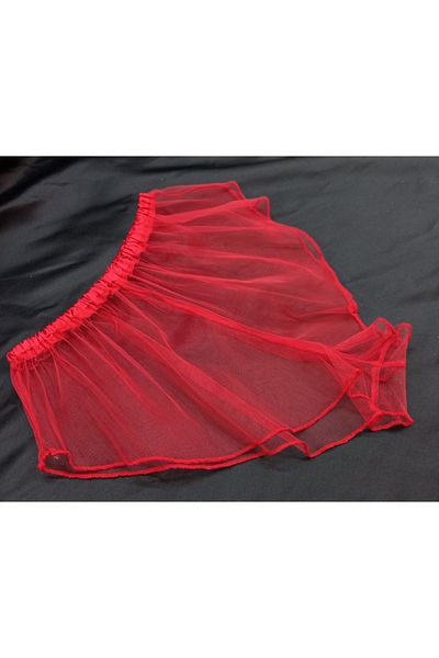 es moda shop Red Bonita Tulle Shorts