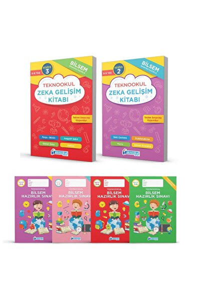 Teknookul Yayınları 2. Sınıf Bilsem Sınavı Hazırlık Seti Seviye 2 - Seviye 3