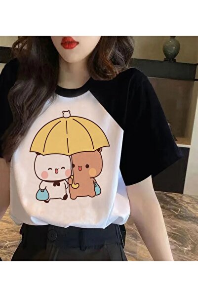 BukuriCO Kawai Women's T-Shirt - Bubu Dudu Sweet, Double Color