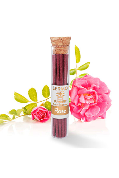 SERMO Kaori Tütsü Cam Tüplü (18 ADET) (ROSE - GÜL)