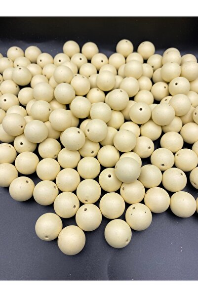 Hedef Bijuteri خرز بلون كريمي معدني غير لامع مقاس 18 مم، مجوهرات وإكسسوارات، ...