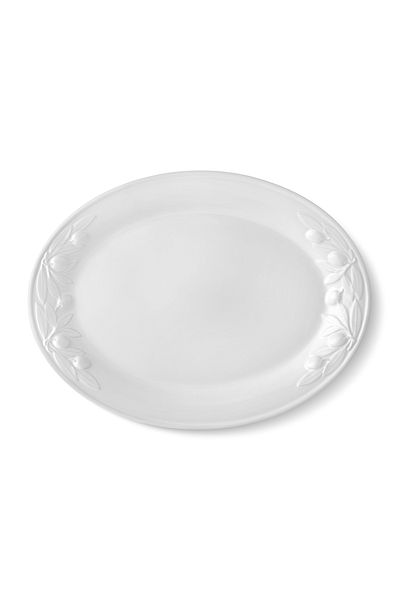 The Mia Grande Serving Plate White 48x36 cm