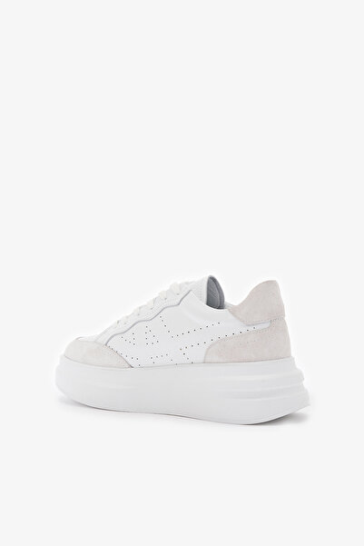 Louis Cardy Venti White Genuine Leather Women's Sneakers