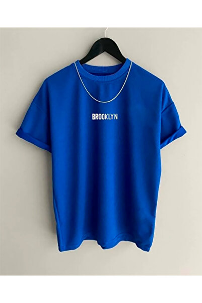 Medinenur Μπλουζάκι με στάμπα Brooklyn Unisex Crew Neck