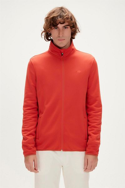 Bad Bear Bowie Full-zip Ginger Cinnamon Zippered Men's Fleece Sweatshirt