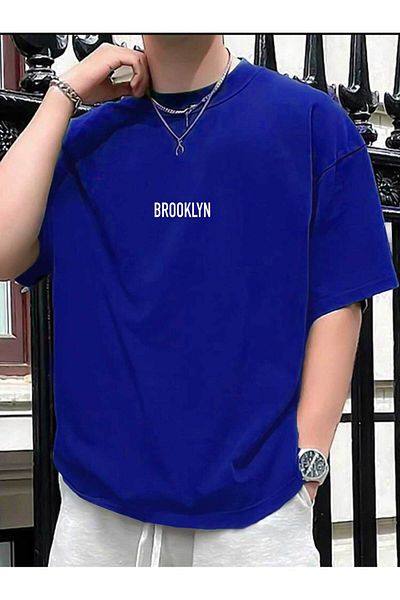 Medinenur Μπλουζάκι με στάμπα Brooklyn Unisex Crew Neck