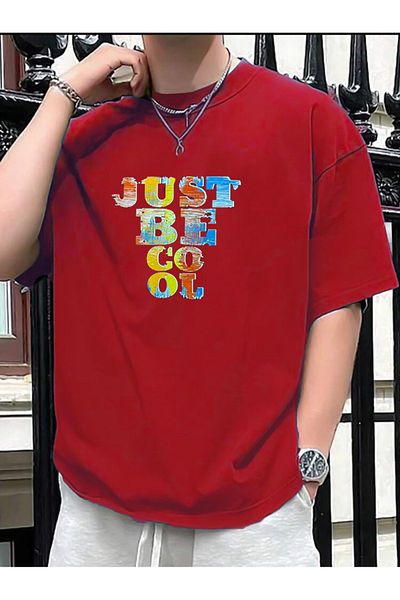 Medinenur Unisex Just Be Cool - Printed T-Shirt