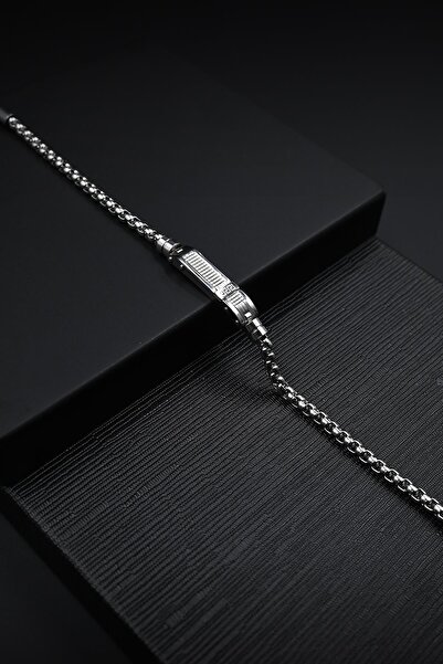 FRNCH 316L Çelik İtalyan Model Gümüş Renk Erkek Bileklik FRJ12133-3133-A