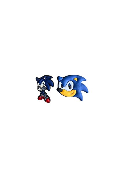 Buki'nin Atölyesi Terlik Süsü Jibbitz Sonic 2 li set