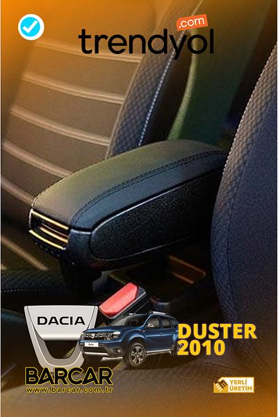 BARCAR Dacia Duster 2010 Auto Armrest Black Leather