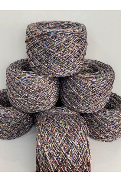 göçer Plasa vizuala multi bumbac multicolor cu sclipici 700 gr